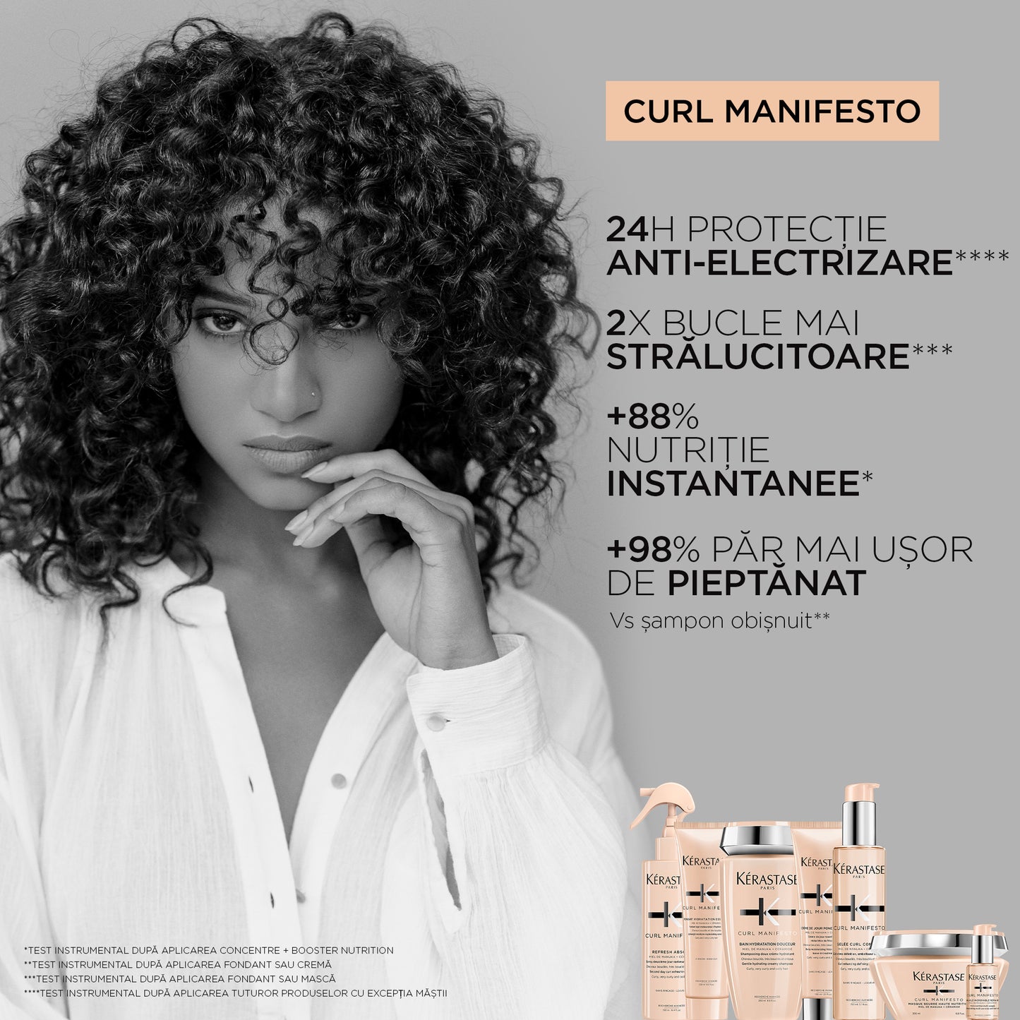 Kérastase CURL MANIFESTO Nem kiöblítendő krém hullámos és göndör hajra Crème De Jour Fondamentale 150 ml