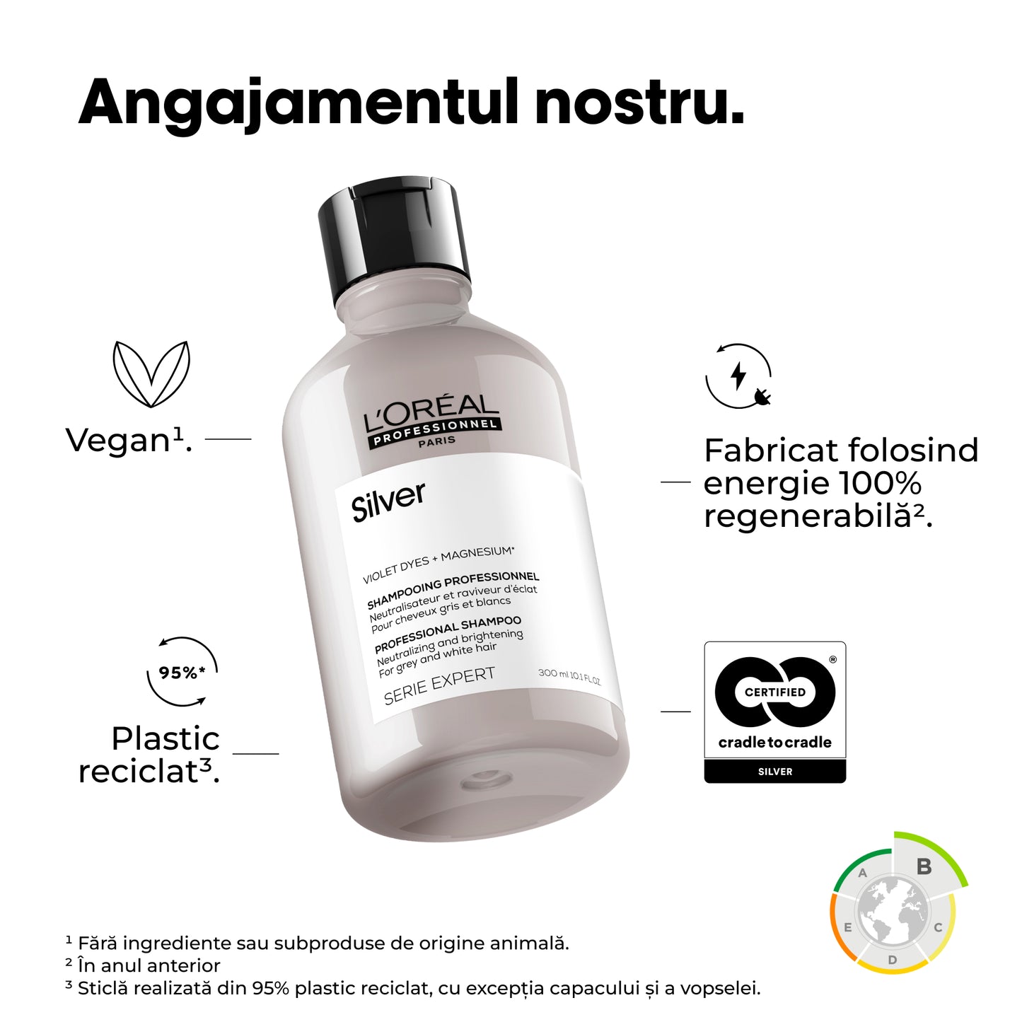 Sampon ősz, szürke vagy szőke hajra — L'Oréal Professionnel Silver 300ml