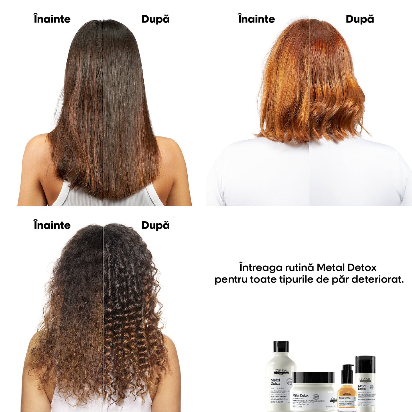 Festett hajra való sampon – L'Oréal Professionnel Metal Detox 500ml