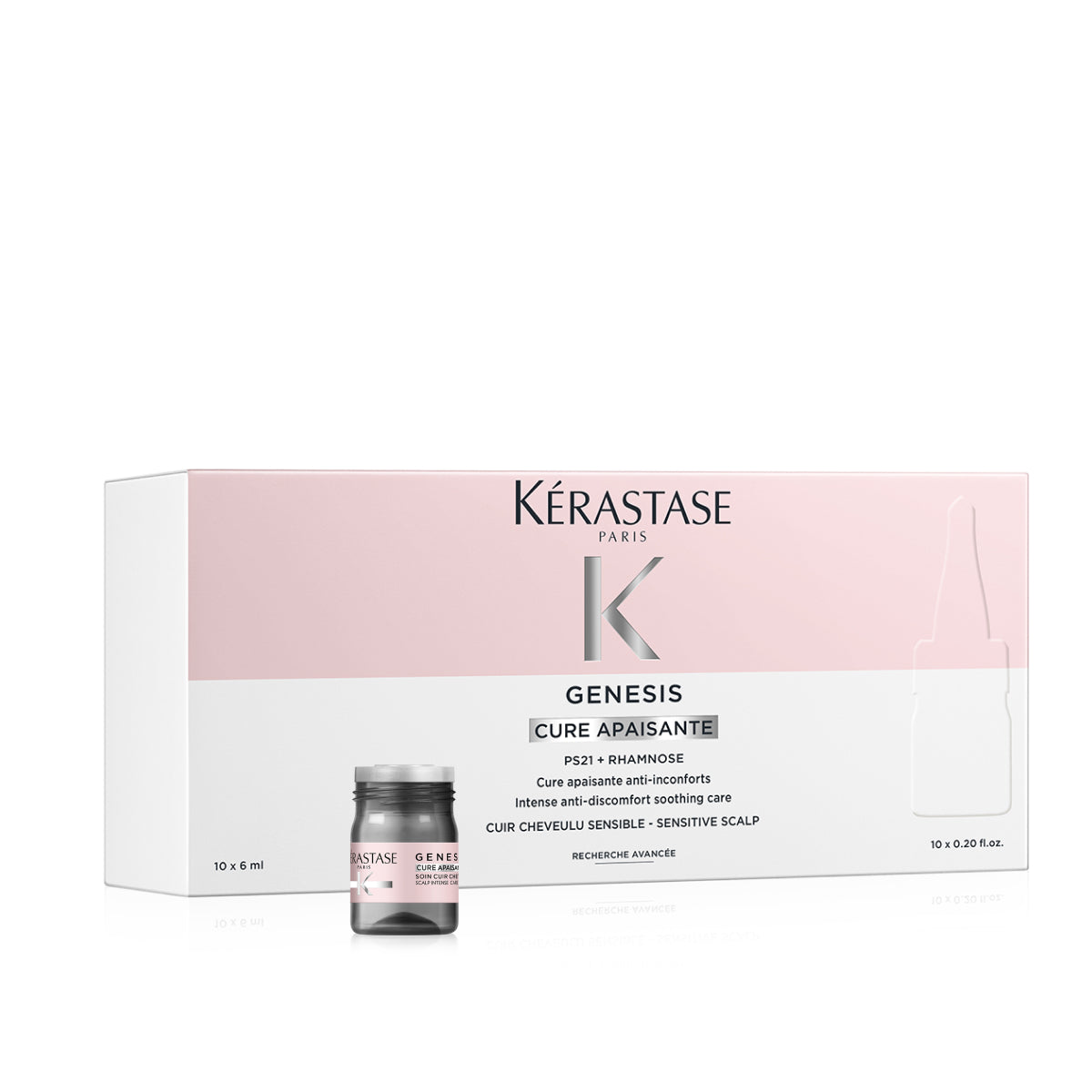 Kérastase Genesis Cure Apaisante – Nyugtató ampullák irritált és viszkető fejbőrre 10x6ml