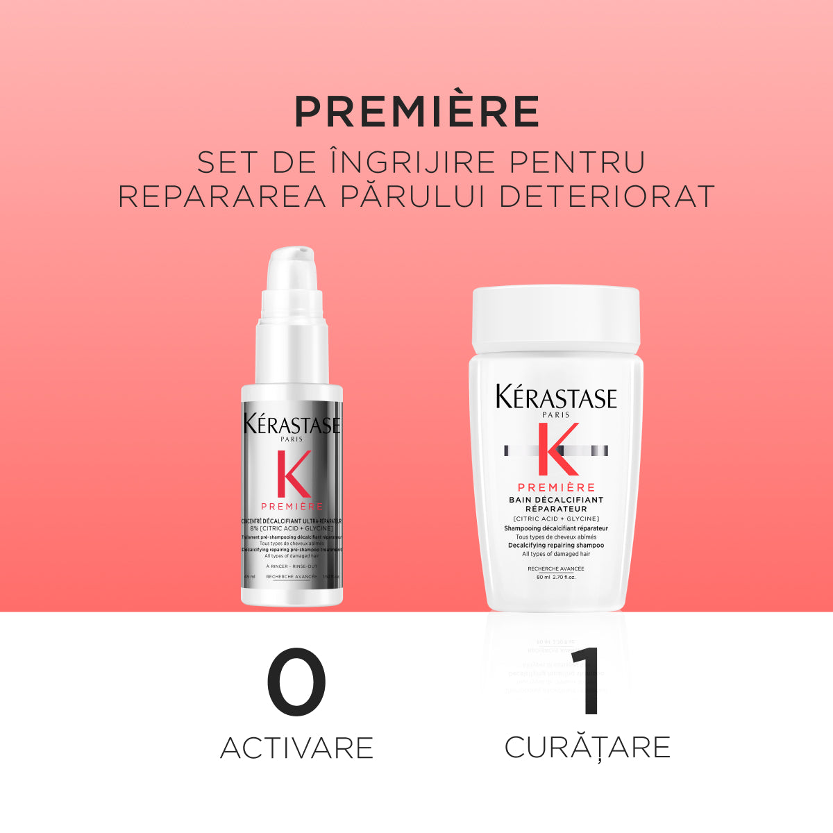 Kérastase Première Damage Repair Hair Care Duo, Set pentru repararea părului deteriorat