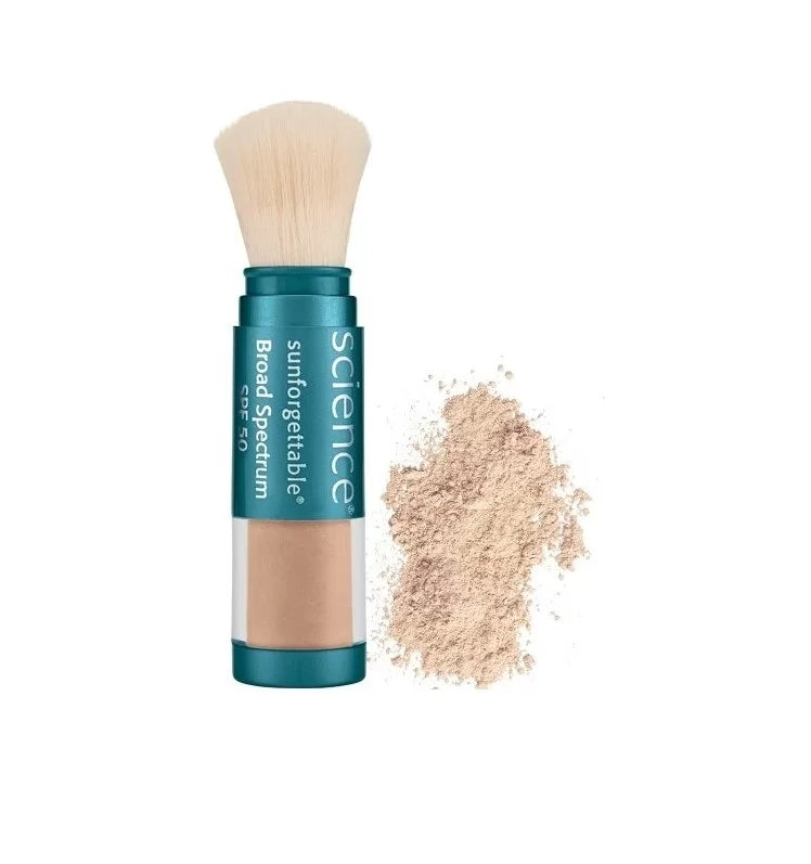 Colorescience púderes naptej - ecsettel felvihető SPF 50 - közepes - 50 ml