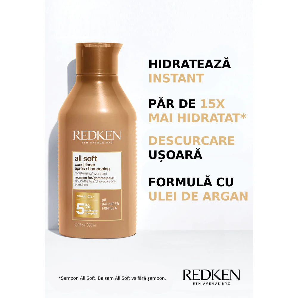 Balzsam száraz hajra — Redken All Soft Conditioner 300ml