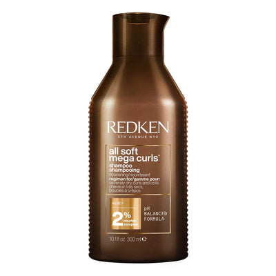 Tápláló sampon száraz, göndör hajra - Redken All Soft Mega Curls sampon 300ml