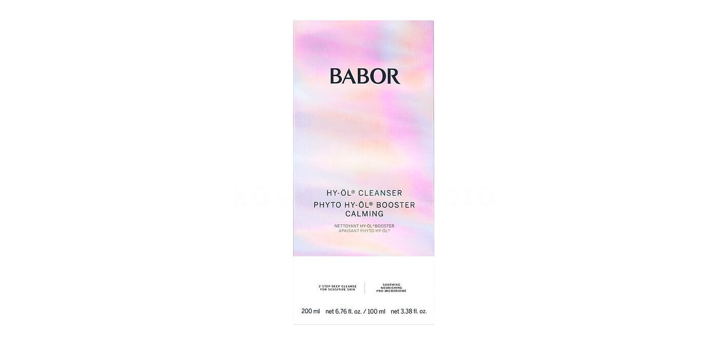 Babor HY-ÖL + Phyto Booster Calming Sminklemosó Szett – Érzékeny Bőrre 200 ml + 100 ml