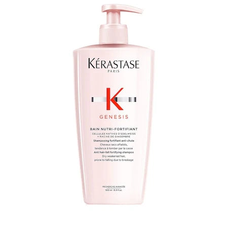 Tápláló sampon hajhullás ellen száraz és gyenge hajra – Kérastase Genesis Bain Nutri Fortifiant Riche 500ml