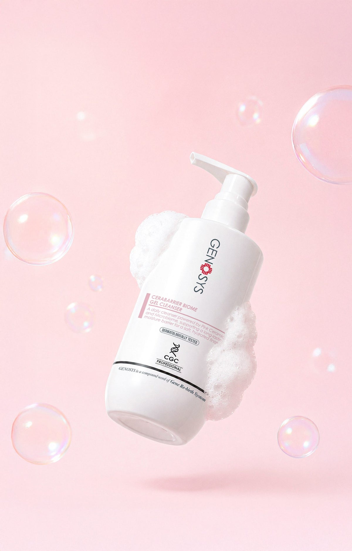 GENOSYS Cerabarrier Biome Gel Cleanser – gel de curățare cu ceramide pentru protejarea barierei cutanate, 200 ml