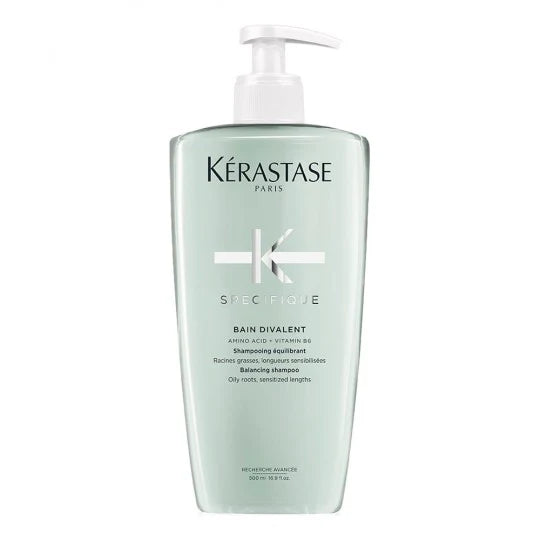 Kérastase Spécifique Bain Divalent kiegyensúlyozó sampon zsíros gyökerekre és érzékenyített hajhosszra 500ml