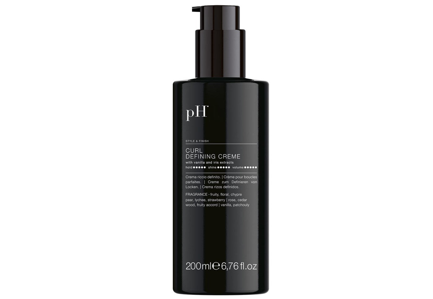 Göndör hajat definiáló krém — pH Laboratories Curl Defining Creme 200 ml