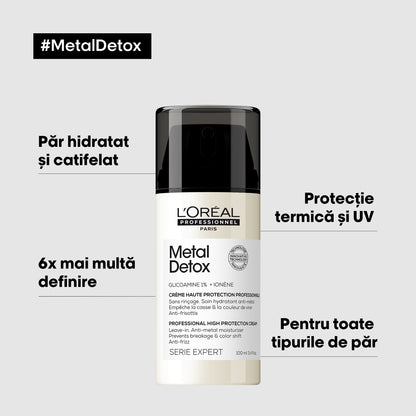 Hajban maradó krém festett hajra — L'Oréal Professionnel Metal Detox 100 ml