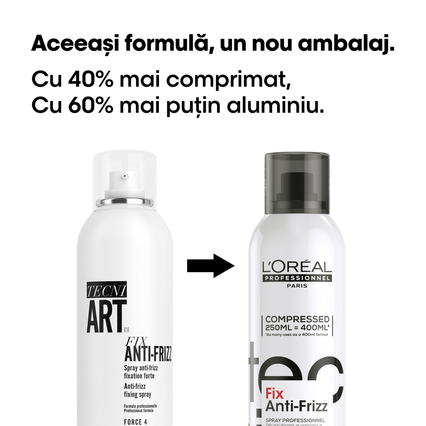 Göndörödésgátló hajfixáló spray – L'Oréal Professionnel Tecni.Art Fix Anti-Frizz 250ml