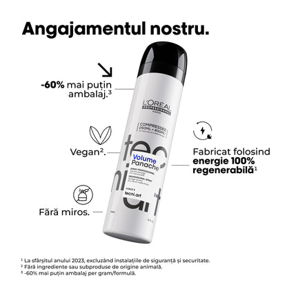 Volumennövelő és textúrázó spray – L'Oréal Professionnel Tecni.Art Volume Panache 250ml