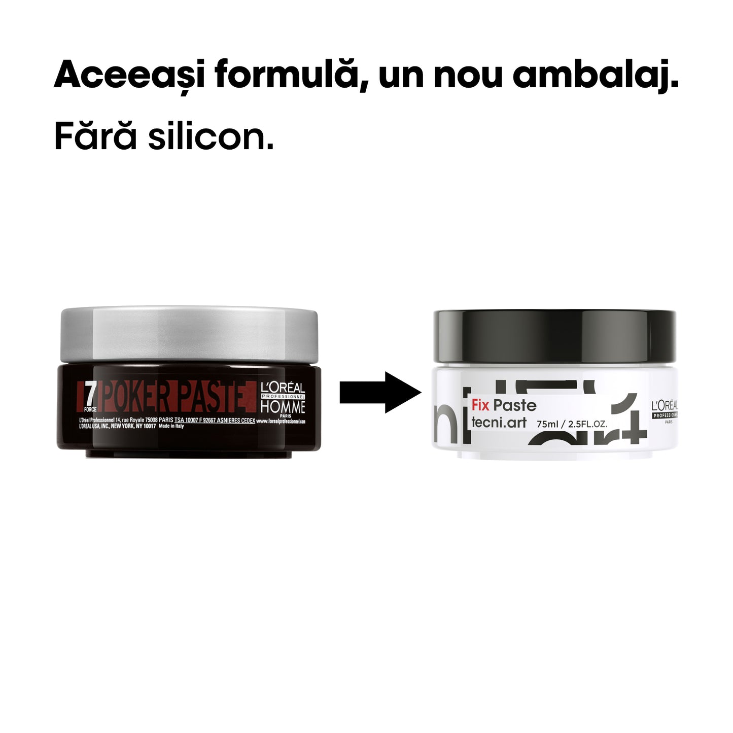 Pastă de fixare profesională L’Oréal Professionnel Tecni.Art Fix Paste – textură & control