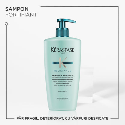 Újratölthető javító sampon Kérastase Resistance Bain Force Architecte 500 ml