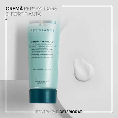 Kérastase Résistance Ciment Thermique 150ml – Hajban maradó hővédő krém (180°C) gyengén károsodott hajra