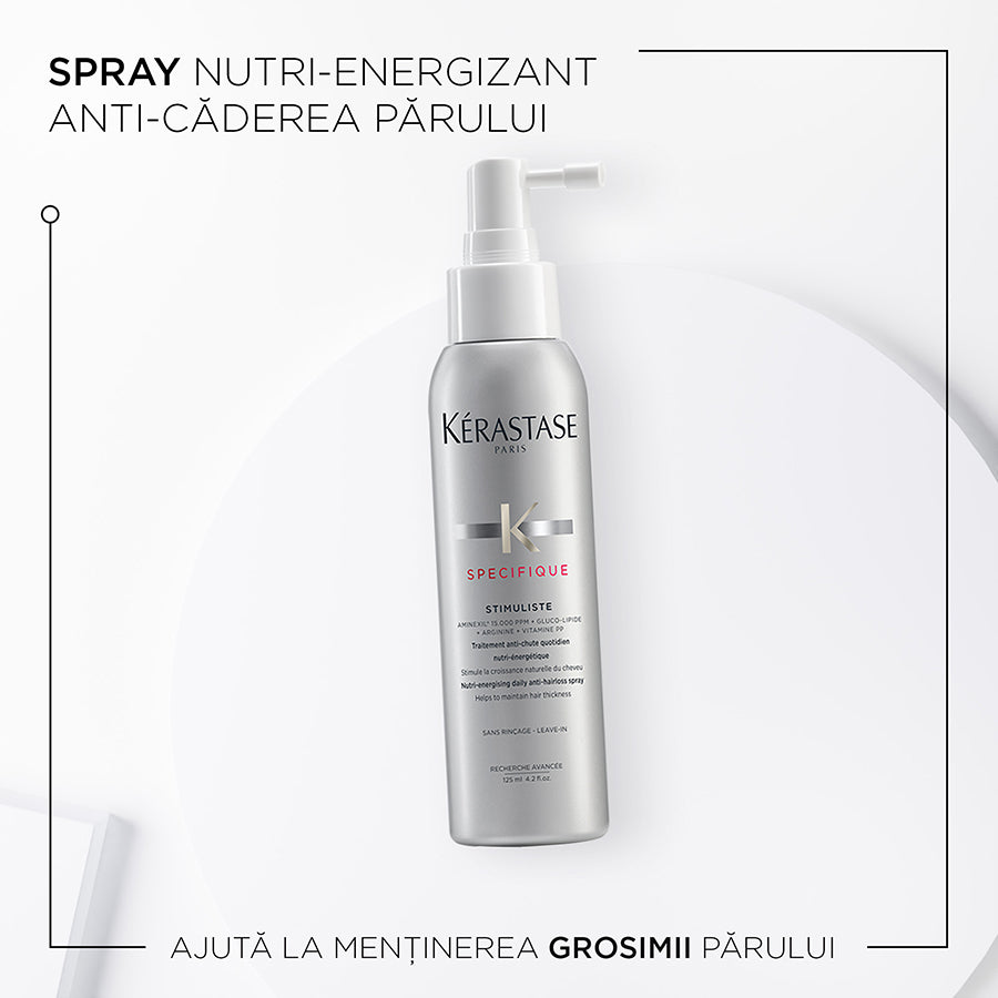 Tápláló-energizáló spray hajhullás ellen - Kérastase Specifique Spray Stimuliste - Revitalizáló és erősítő - 125ml
