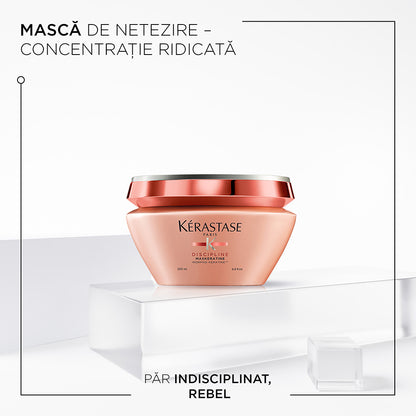 Frizz-ellenes maszk vastag és rakoncátlan hajra – Kérastase Discipline Maskératine 200 ml