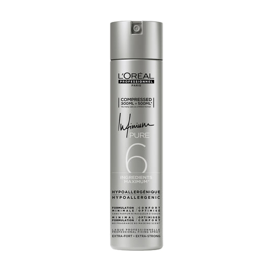 Fixativ profesional L’Oréal Professionnel Tecni.Art Infiniul Pure Strong – fixare puternică, control de lungă durată 300ml