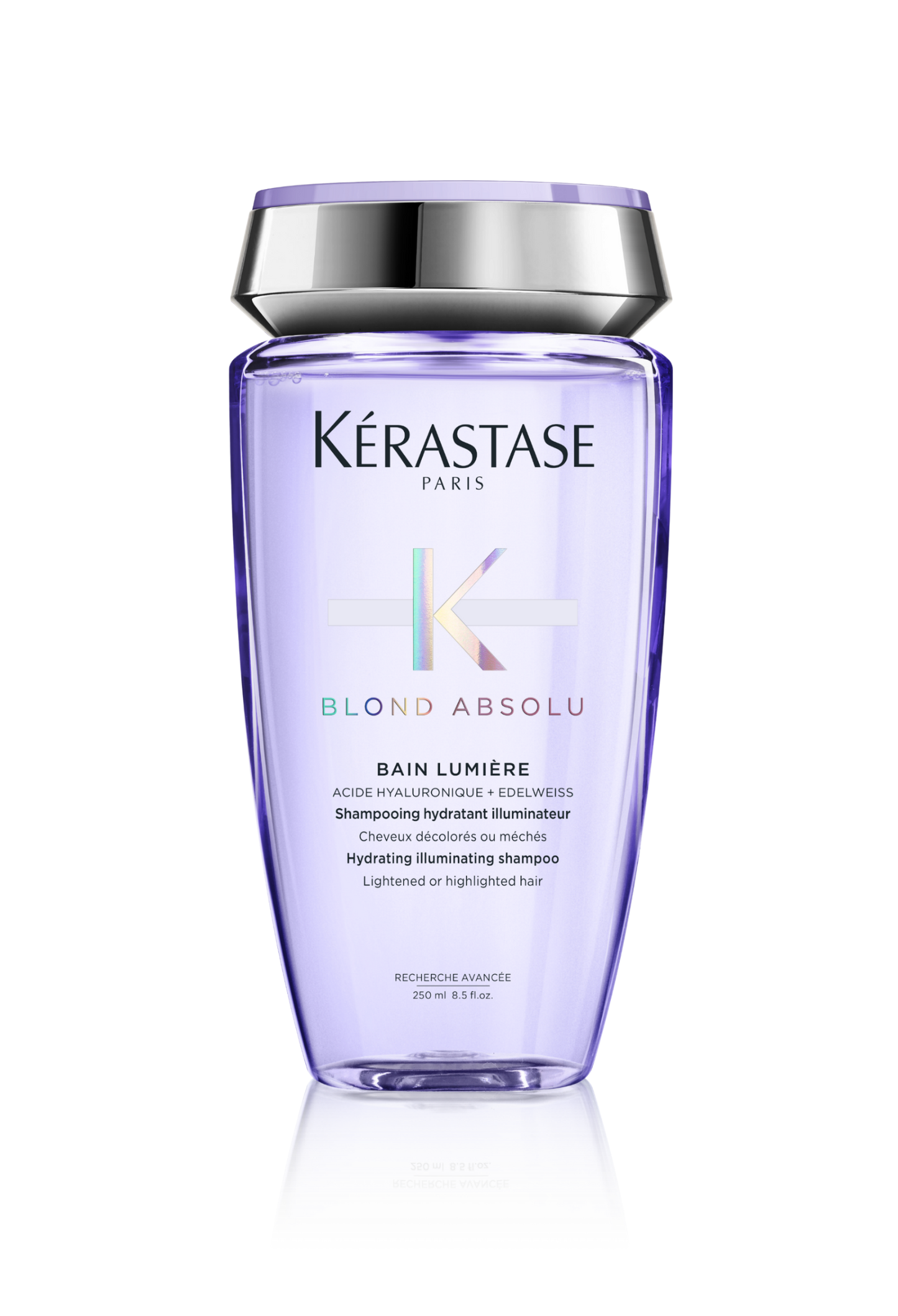 Hidratáló sampon - Kérastase Blond Absolu Bain Lumiere - Világosító hatású sampon szőkített vagy melírozott hajra - 250ml