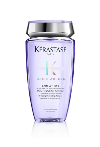 Hidratáló sampon - Kérastase Blond Absolu Bain Lumiere - Világosító hatású sampon szőkített vagy melírozott hajra - 250ml