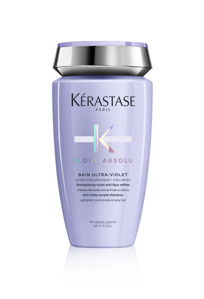 Semlegesítő sampon - Kérastase Blond Absolu Bain Ultra-Violet - Sárga árnyalatok semlegesítése - 250ml