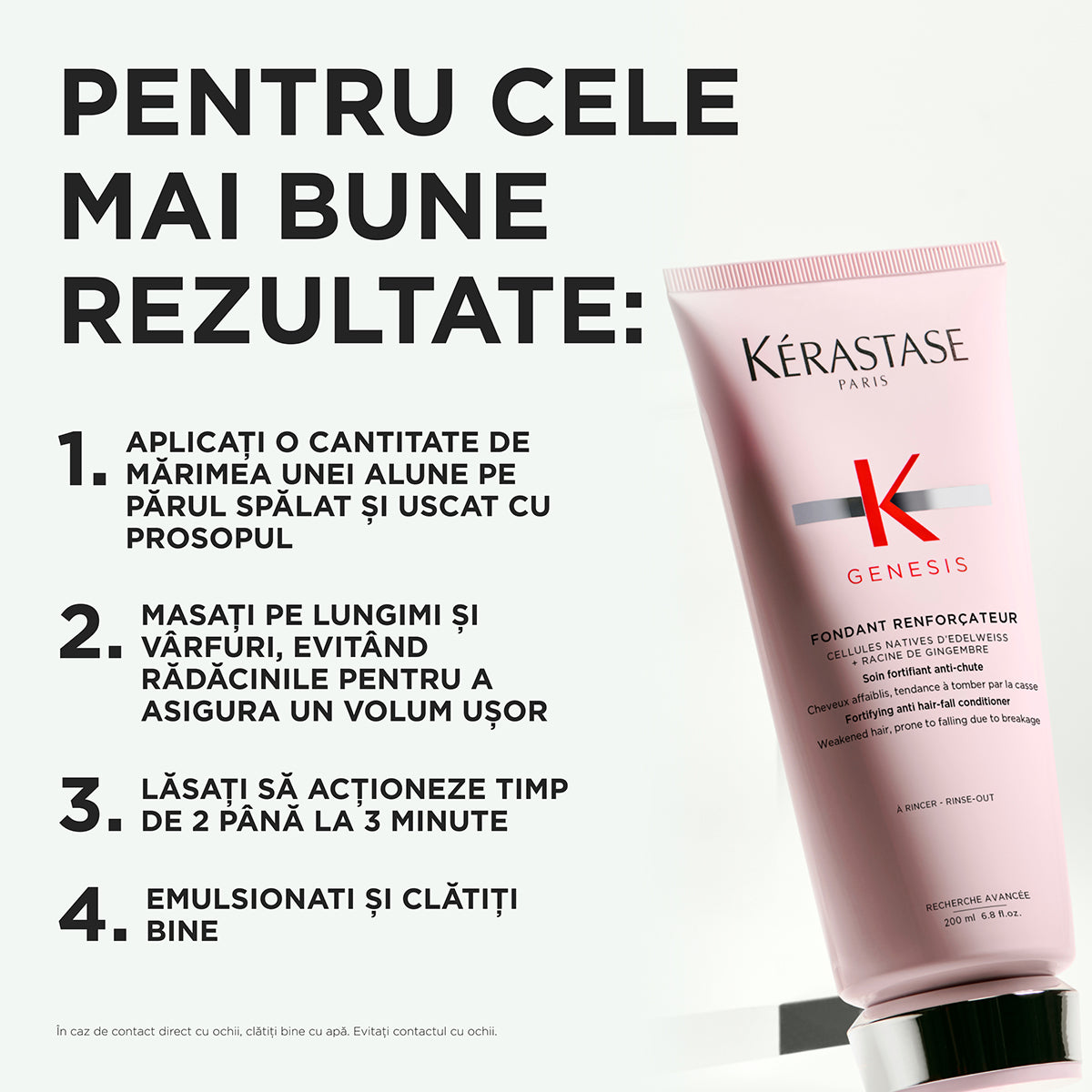 Erősítő balzsam gyenge hajra - Kérastase Genesis Fondant Renforçateur - Erősíti és védi a hajhullásra hajlamos hajat - 200ml
