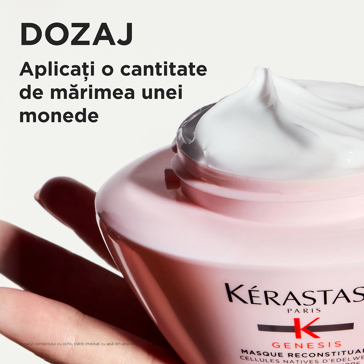 Erősítő maszk legyengült hajra - Kérastase Genesis Masque Reconstituant - Regeneráló és erősítő - 200ml