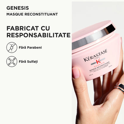 Erősítő maszk legyengült hajra - Kérastase Genesis Masque Reconstituant - Regeneráló és erősítő - 200ml