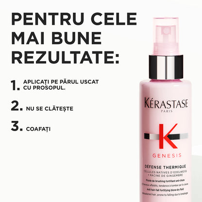 Erősítő krém hővédelemmel - Kérastase Genesis Defense Thermique - Védelem és erősítő krém legyengült hajra - 150ml
