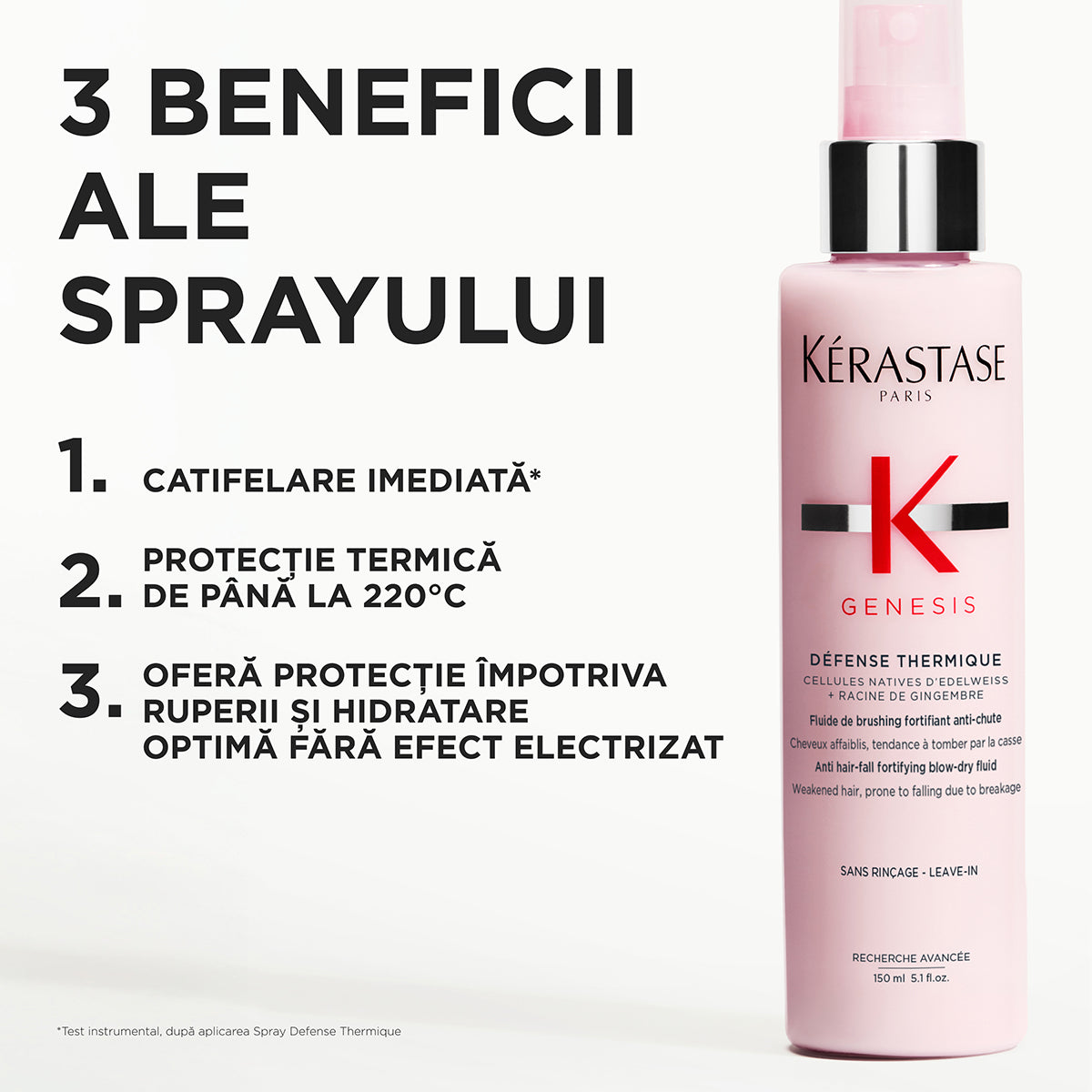 Erősítő krém hővédelemmel - Kérastase Genesis Defense Thermique - Védelem és erősítő krém legyengült hajra - 150ml