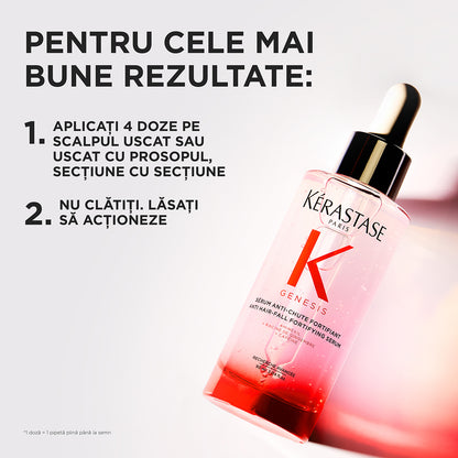 Hajhullás elleni erősítő szérum - Kérastase Genesis Serum Anti-Chute Fortifying - Védelem és erősítő - 90ml