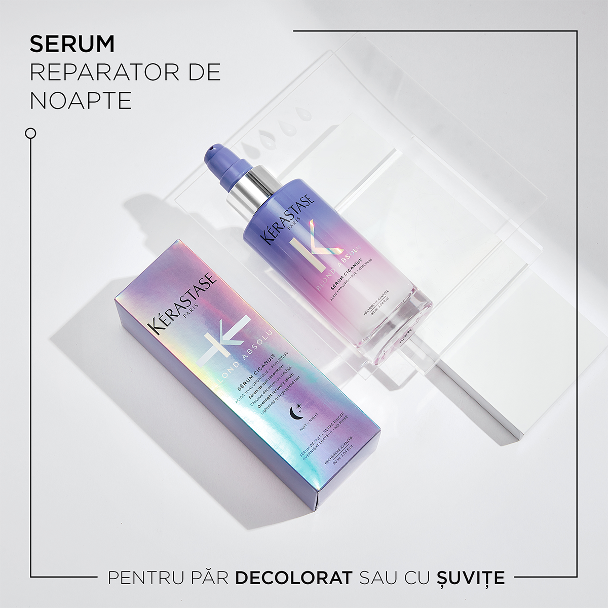 Hajszérum - Kérastase Blond Absolu Serum Cicanuit - Intense Overnight Recovery - 90 ml