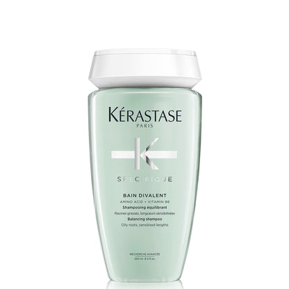 Kiegyensúlyozó sampon zsíros hajtövekre és érzékenyített hajhosszra – Kérastase Spécifique Bain Divalent 250ml