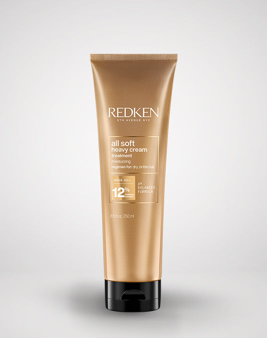 Redken All Soft Heavy Cream professzionális maszk száraz hajra, argánolajjal és hidratáló komplexszel gazdagítva, 250 ml