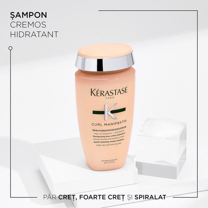 Hidratáló sampon göndör hajra - Kerastase Curl Manifesto Bain Hydration Douceur 250ml