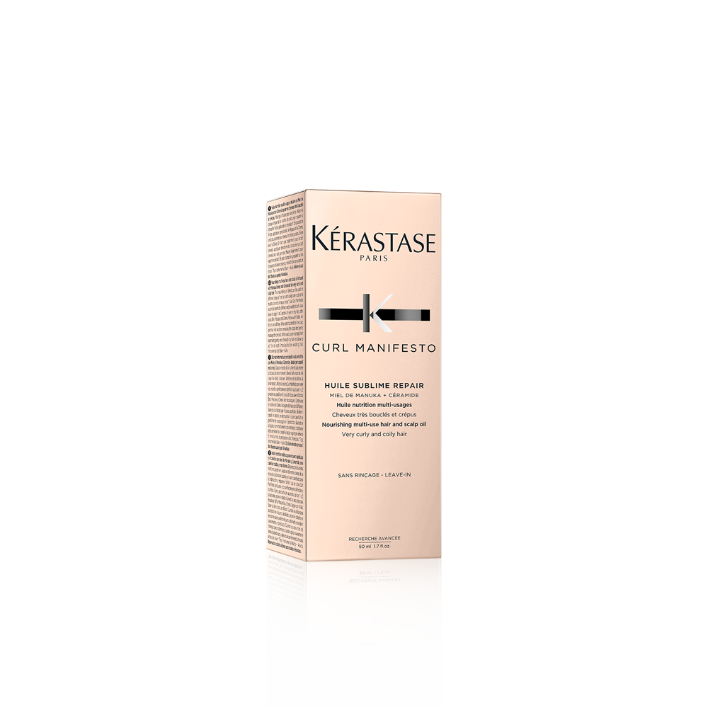 Tápláló olaj hajra és fejbőrre - Kerastase Curl Manifesto Huile Incroyable Repair 50ml