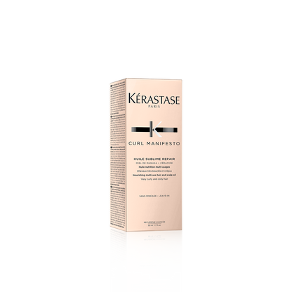 Tápláló olaj hajra és fejbőrre - Kerastase Curl Manifesto Huile Incroyable Repair 50ml
