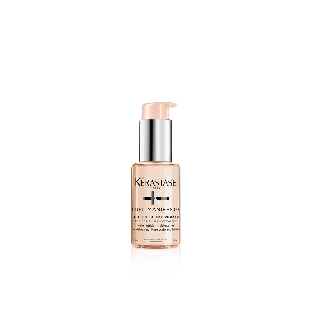 Tápláló olaj hajra és fejbőrre - Kerastase Curl Manifesto Huile Incroyable Repair 50ml