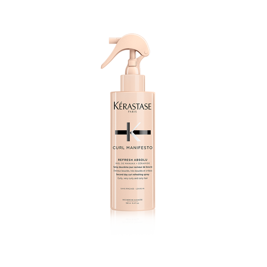 Frissítő spray fürtöknek - Kérastase Curl Manifesto Refresh Absolu - Frissítő és dúsító fürtöknek - 190ml