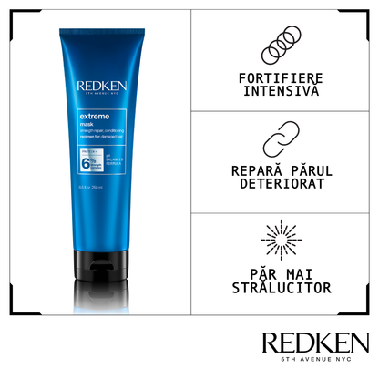 Maszk sérült hajra – Redken Extreme Mask 250ml