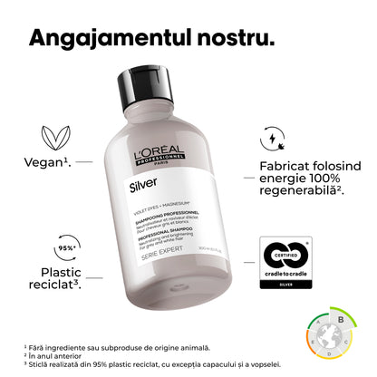 Sampon ősz, szürke vagy szőke hajra — L'Oréal Professionnel Silver 300ml