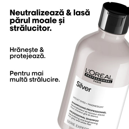 Sampon ősz, szürke vagy szőke hajra — L'Oréal Professionnel Silver 300ml