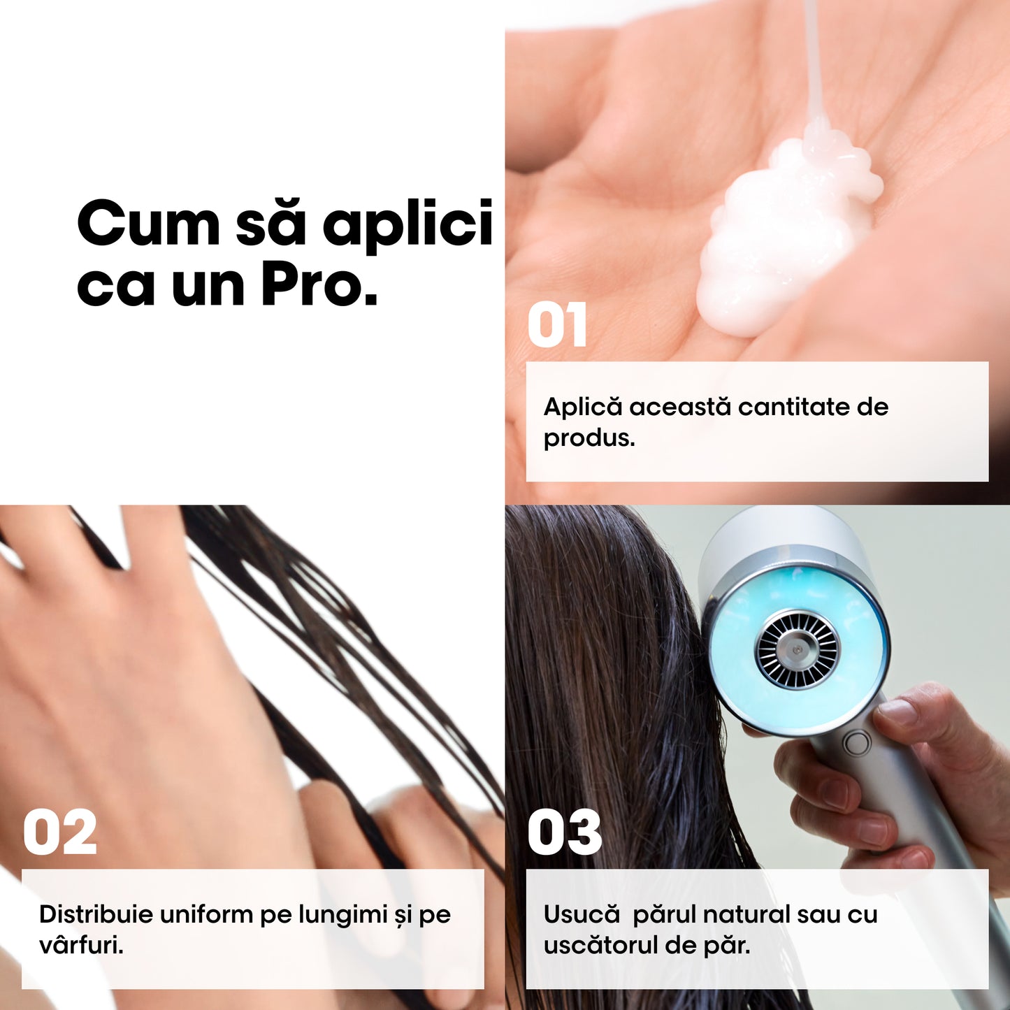 Professzionális, nem kiöblítendő krém a hajhossz erősítésére és helyreállítására, L'Oreal Professionnel Serie Expert Pro Longer, Filler A-100 töltőanyaggal, fényt ad, 230°C hővédelemmel, gubancolódásgátló, szulfátmentes, 150ml
