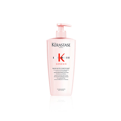 Kérastase Genesis Bain Nutri Fortifiant Riche erősítő sampon száraz, gyenge, hajhullásra hajlamos hajra 500 ml