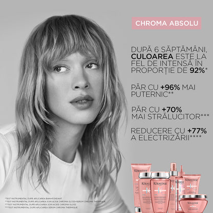 Kérastase Chroma Absolu Bain Riche Chroma Respect védő, tápláló sampon festett, normál és vastag hajra, 250 ml