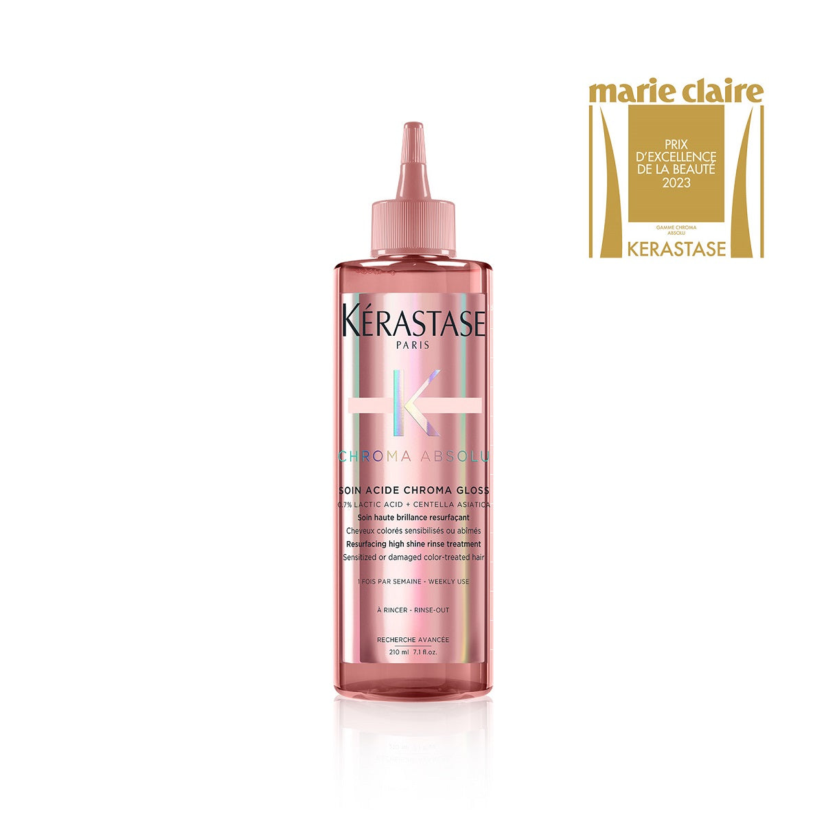 Intenzív fényápolás - Kérastase Chroma Soin Acide Chroma Gloss - Fény és szálhelyreállítás - 210ml