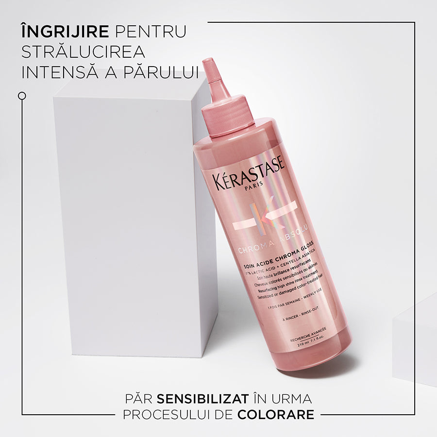 Intenzív fényápolás - Kérastase Chroma Soin Acide Chroma Gloss - Fény és szálhelyreállítás - 210ml
