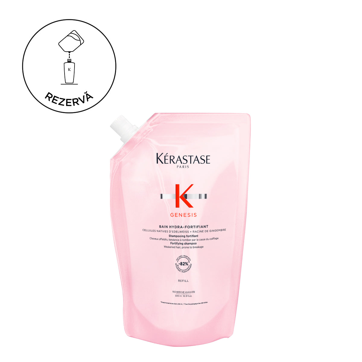 Kérastase Genesis Bain Hydra-Fortifiant hajhullás elleni erősítő sampon, zsíros, elvékonyodott hajra 500ml