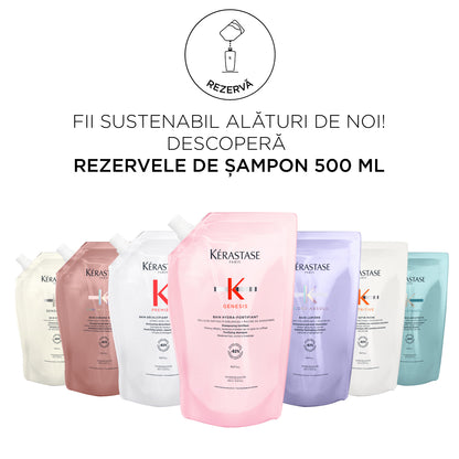 Kérastase Résistance Bain Force Architecte sampon gyenge és sérült hajra – utántöltő 500 ml