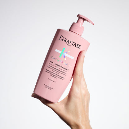 Kérastase Chroma Absolu Bain Chroma Respect Utántölthető sampon finom és normál festett hajra 500ml